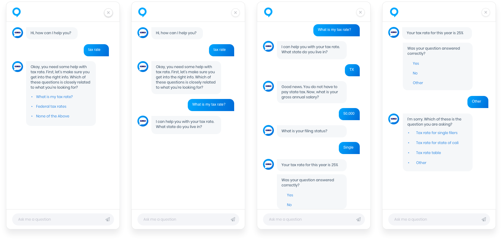 Chatbot experience